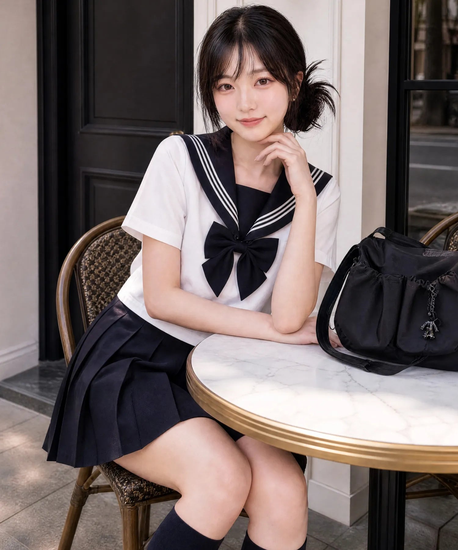 定番セーラー服 リボンタイ