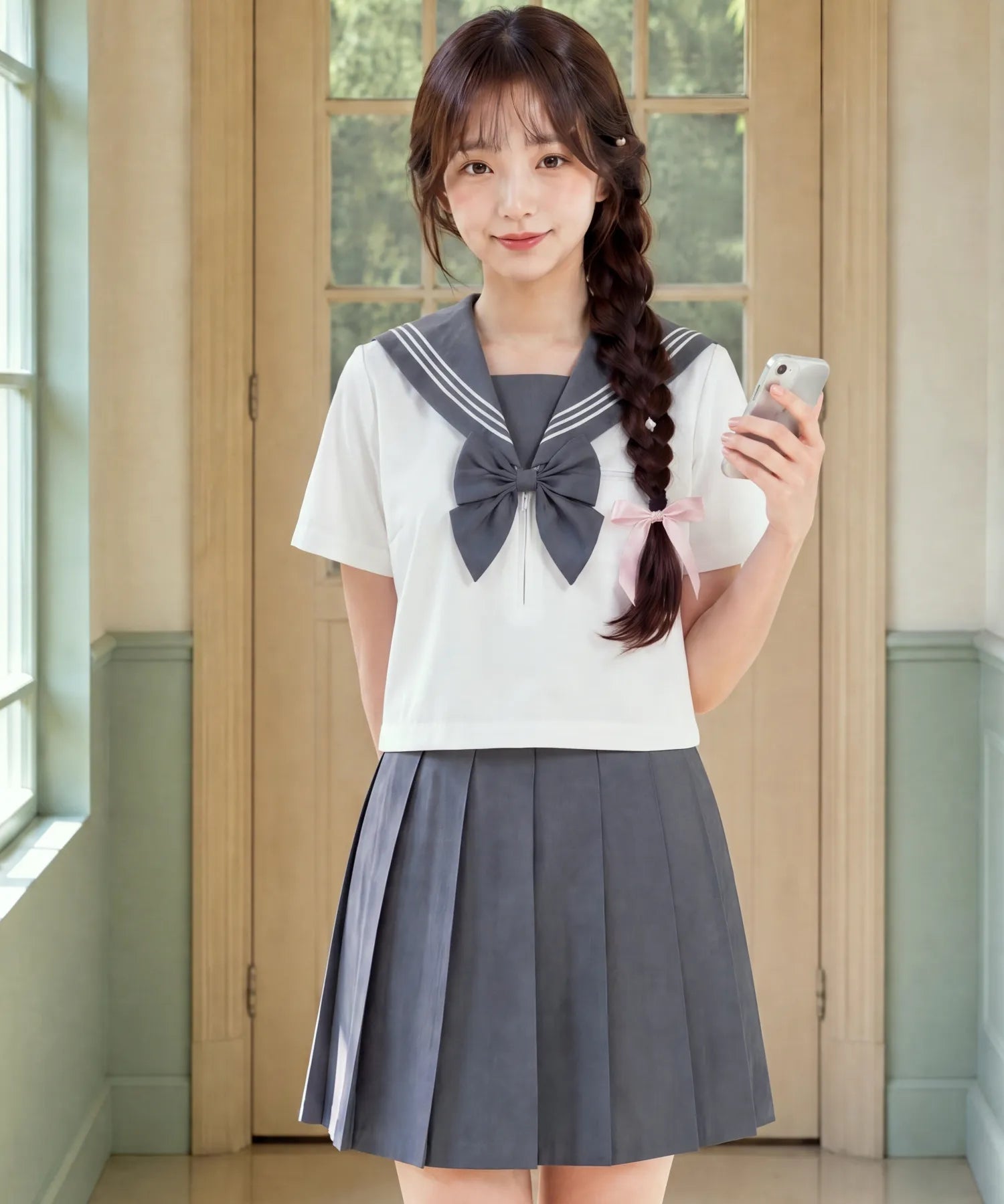Classic Sailor Uniform Pleated Skirt