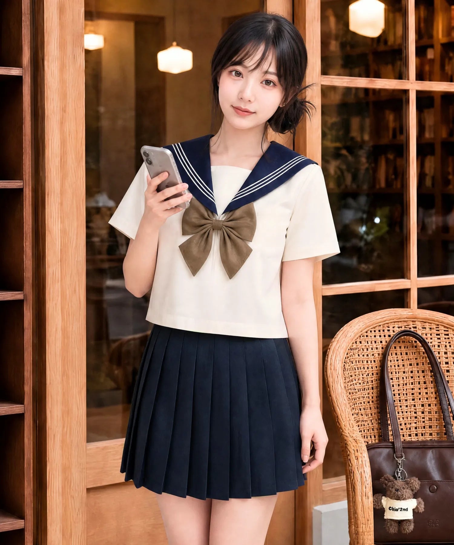 Classic Sailor Uniform Pleated Skirt