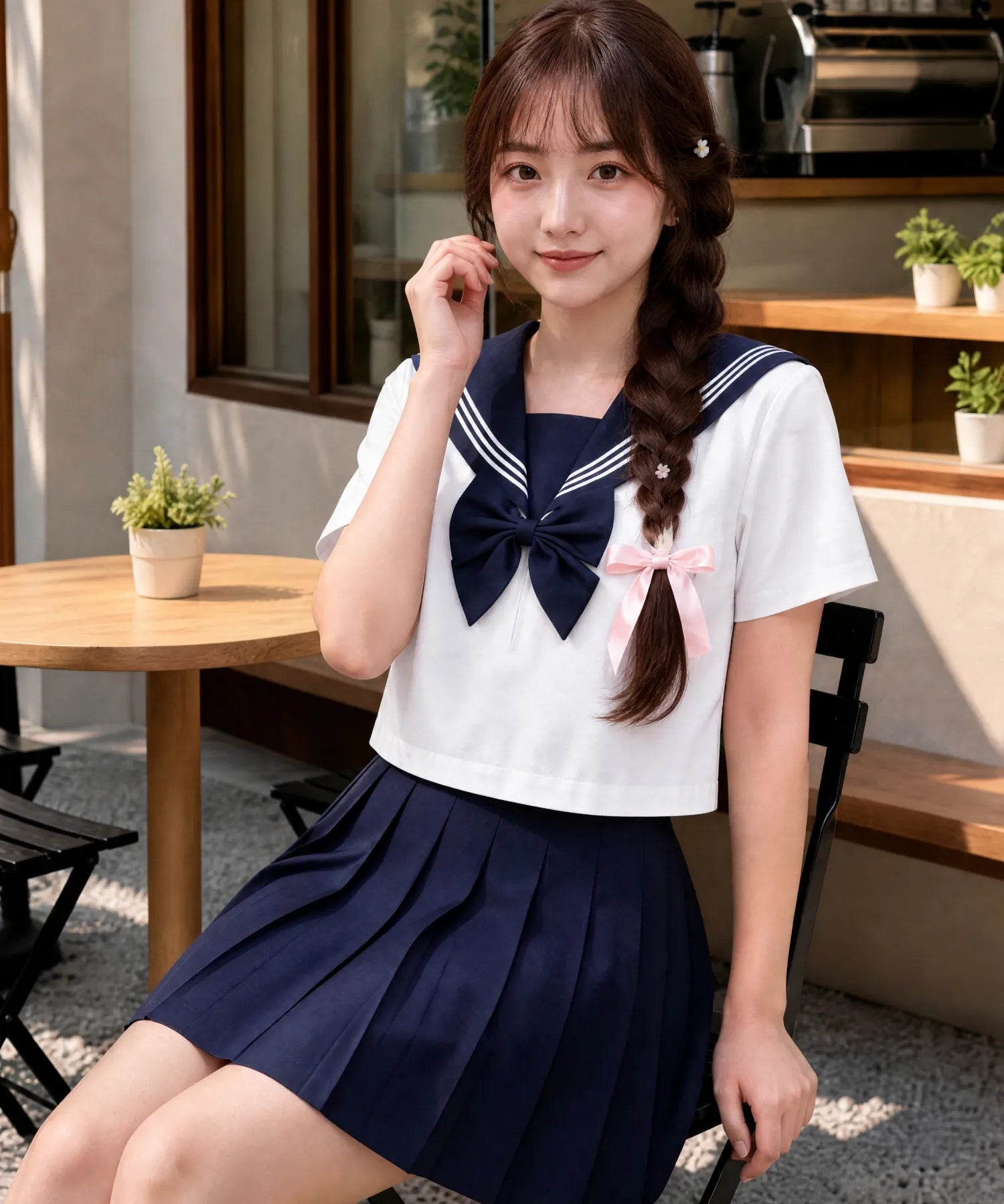 Classic Sailor Uniform Pleated Skirt