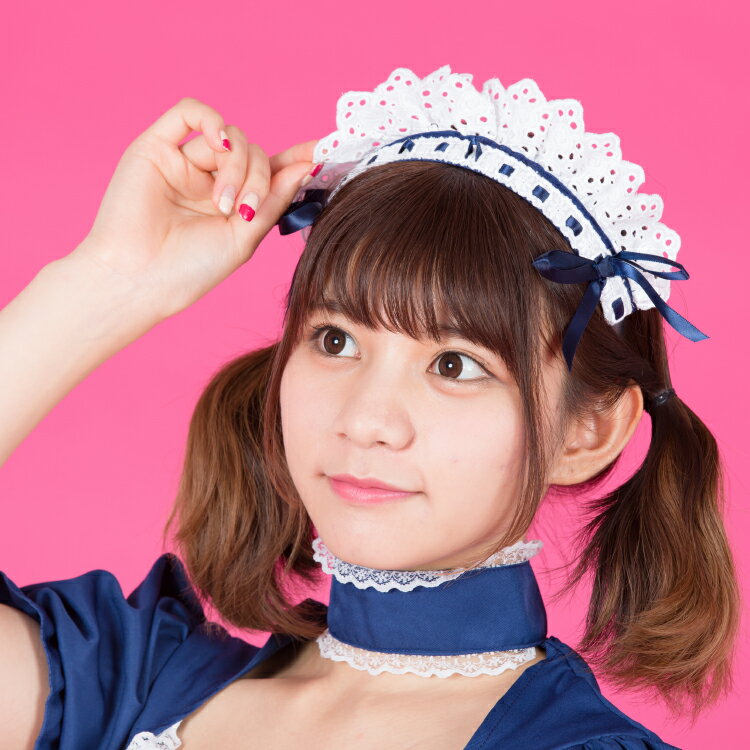 Front Lace-up Maid Dress