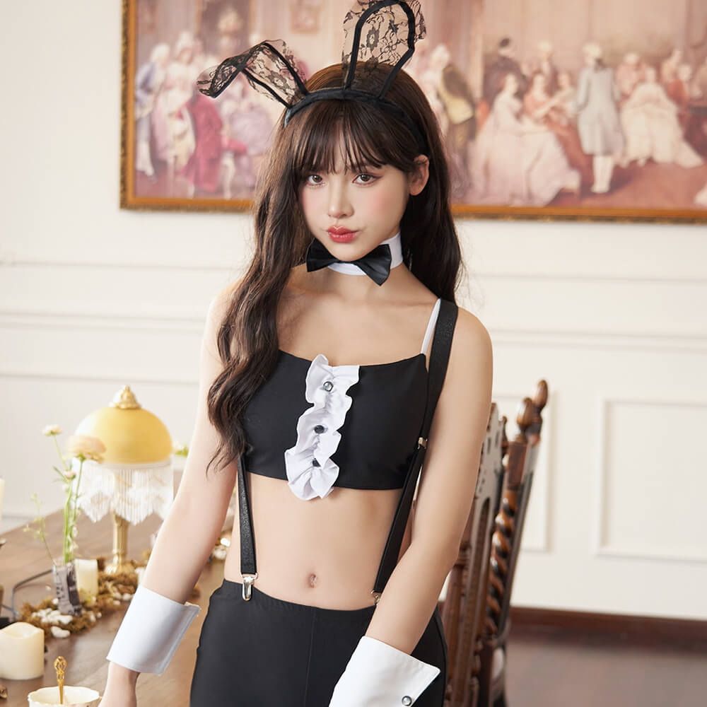 Tube Top and Short Pants Bunny Set