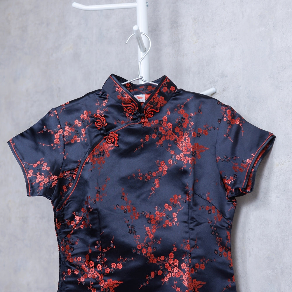 Purchased Chinese Dress Plum Pattern Long