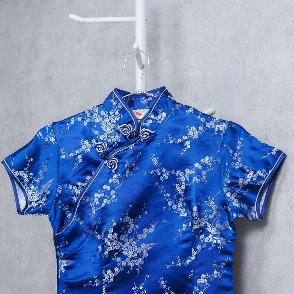 Purchased Chinese Dress Plum Pattern Long