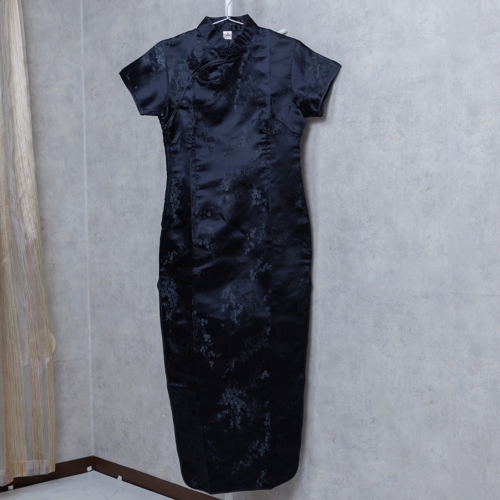 Purchased Chinese Dress Plum Pattern Long