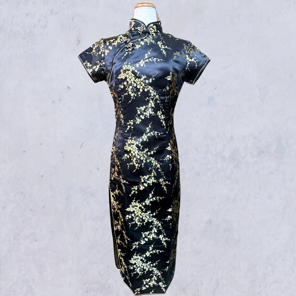 Purchased Chinese Dress Plum Pattern Long