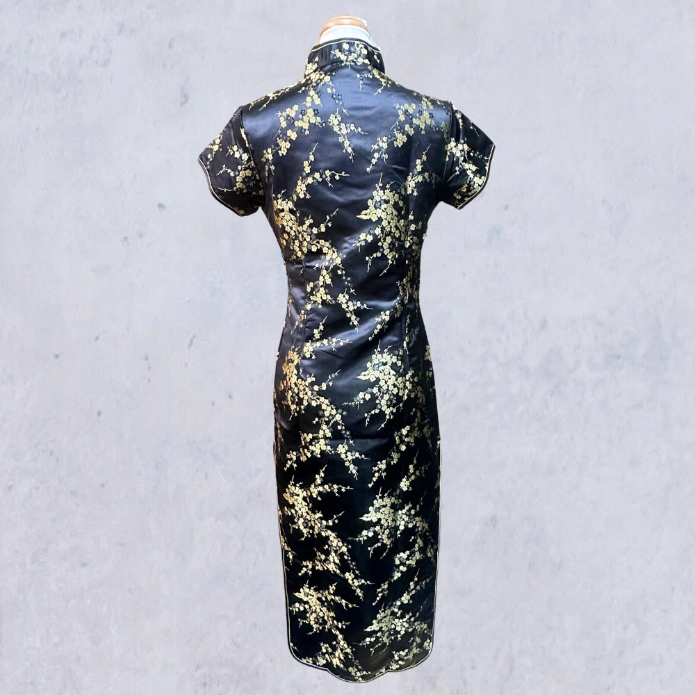 Purchased Chinese Dress Plum Pattern Long