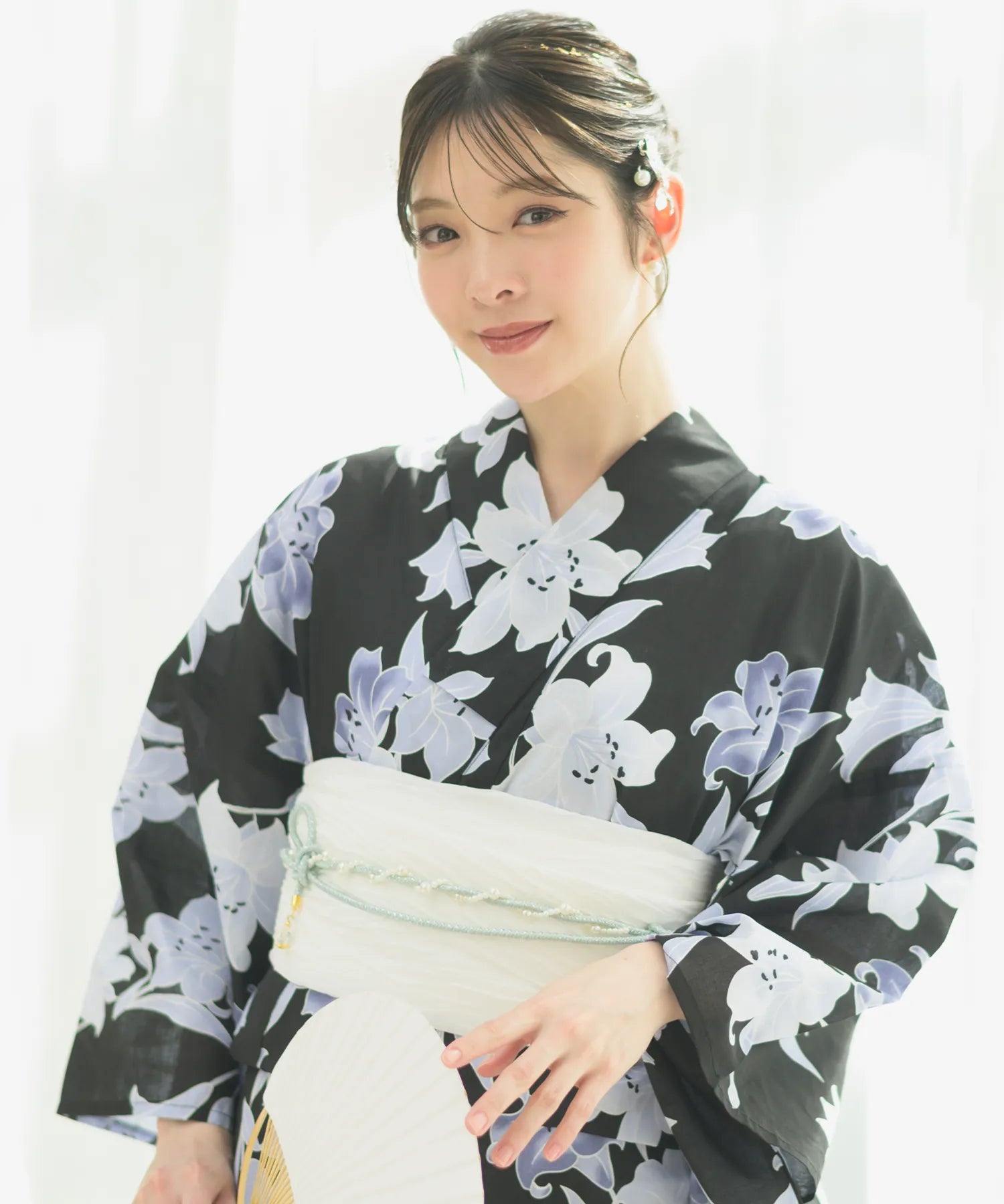 Crinkled heko obi