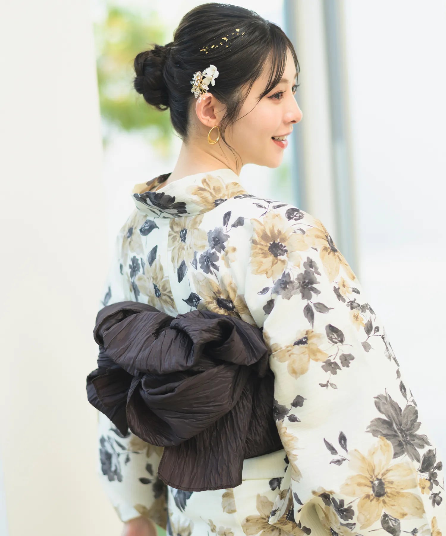 Crinkled heko obi