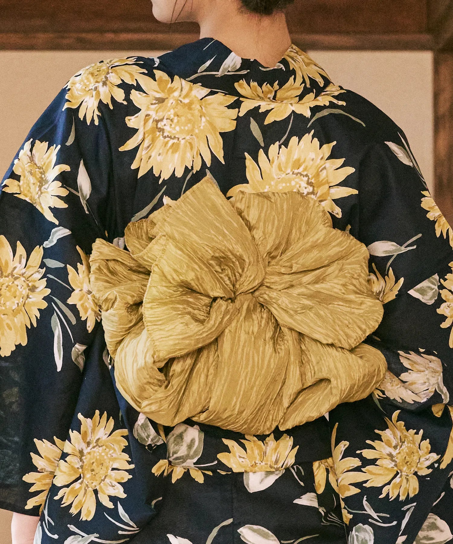 Crinkled heko obi