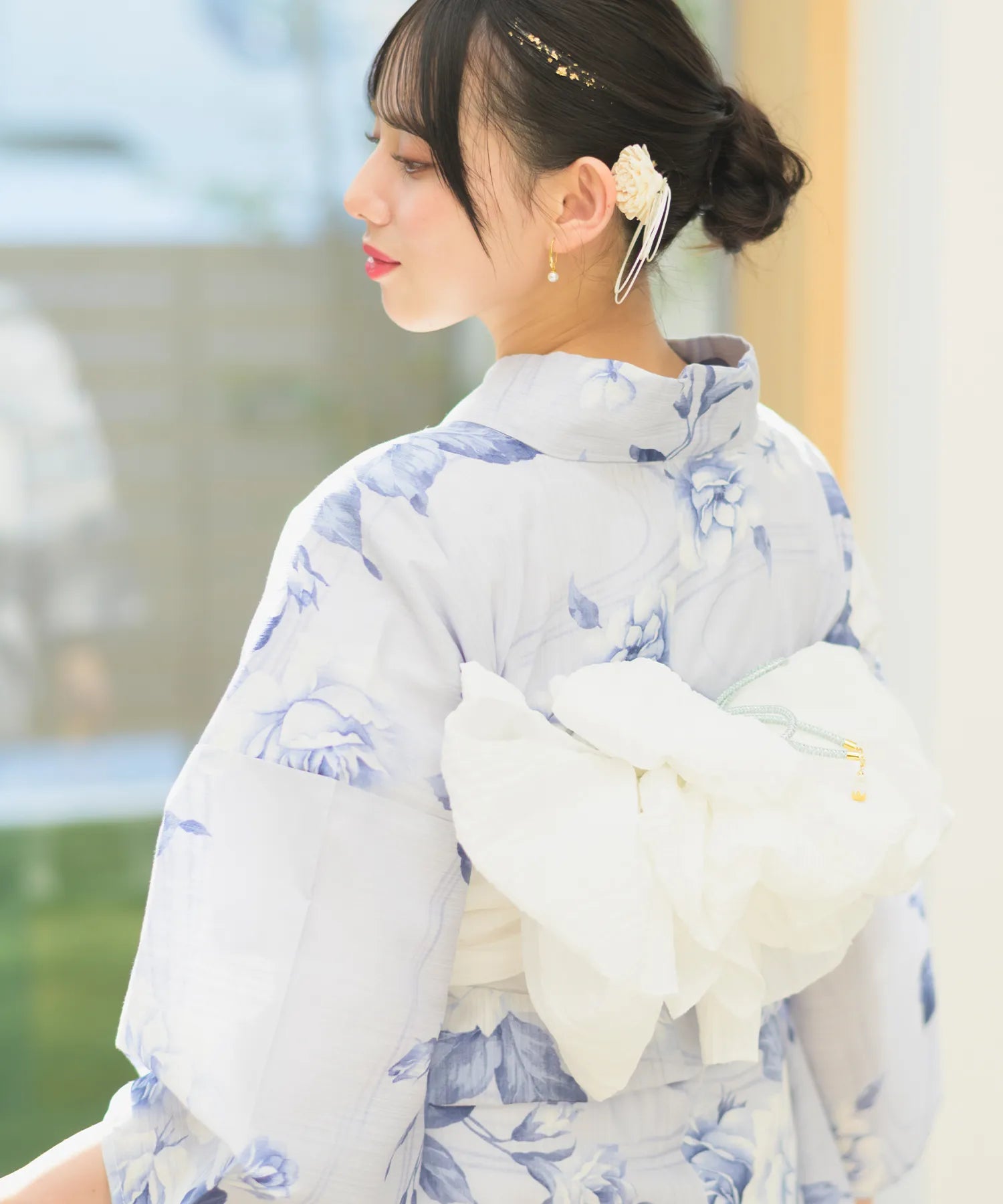 Crinkled heko obi