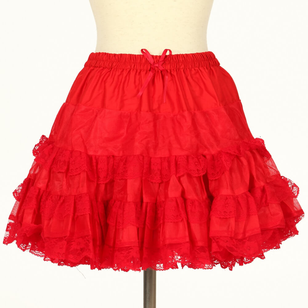 Medium length soso lace volume pannier