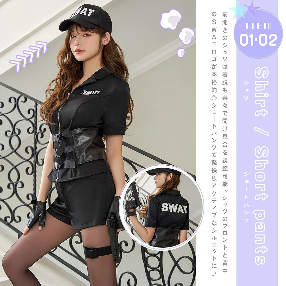 Cool and authentic SWAT shorts costume!