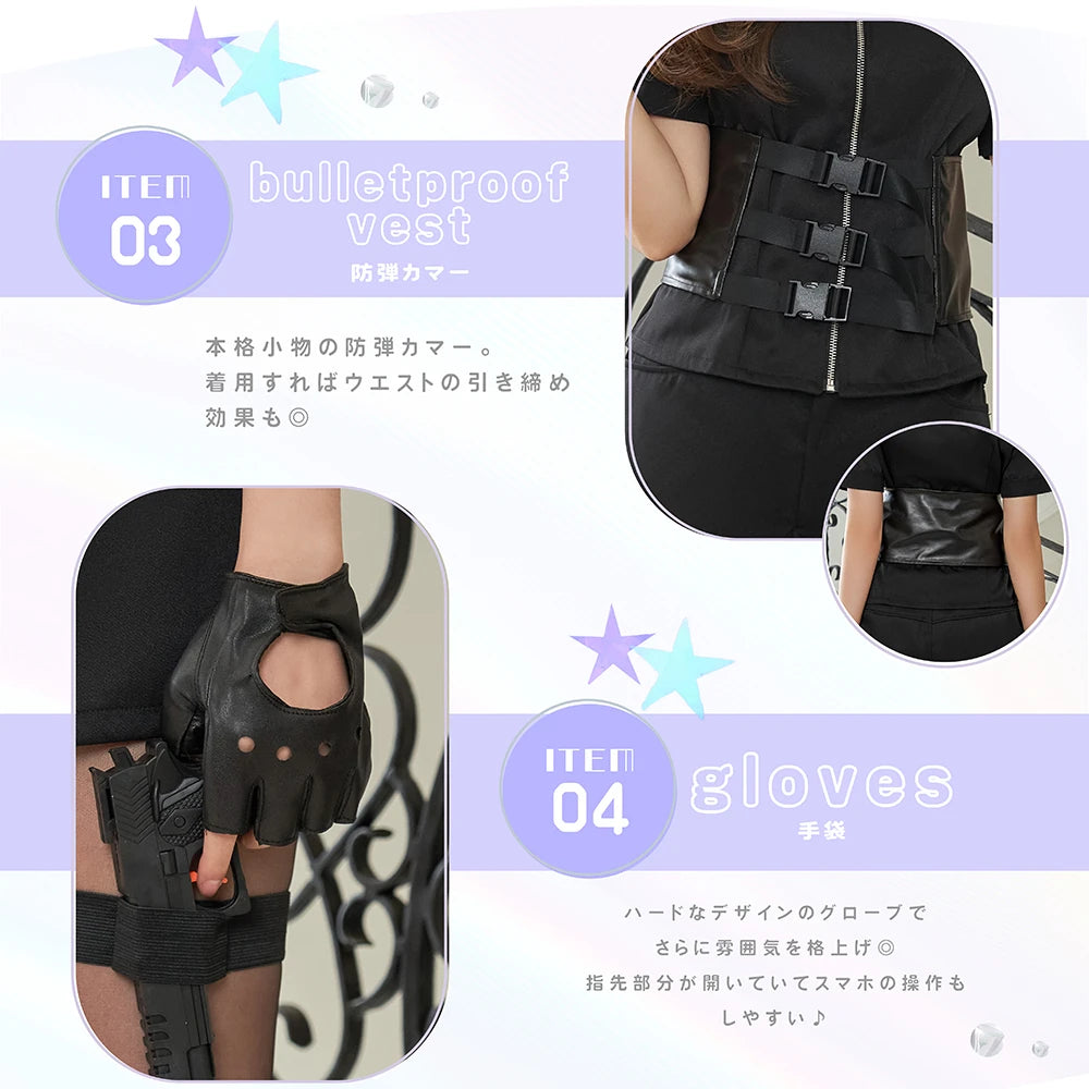 Cool and authentic SWAT shorts costume!