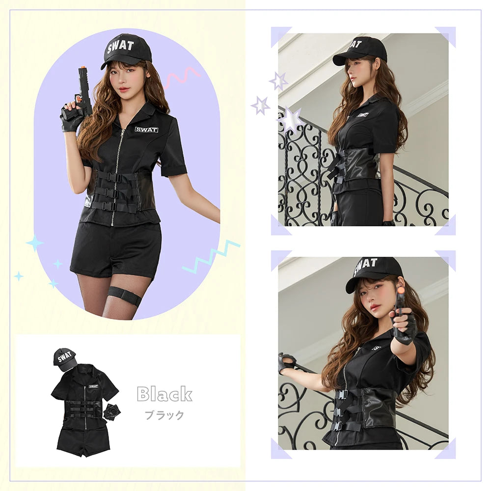 Cool and authentic SWAT shorts costume!