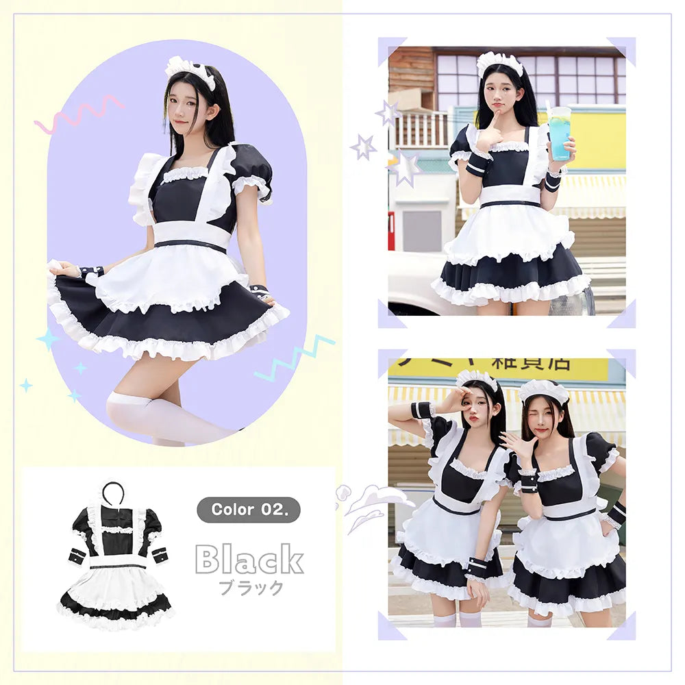 ラブリーエプロンメイド 4点セット