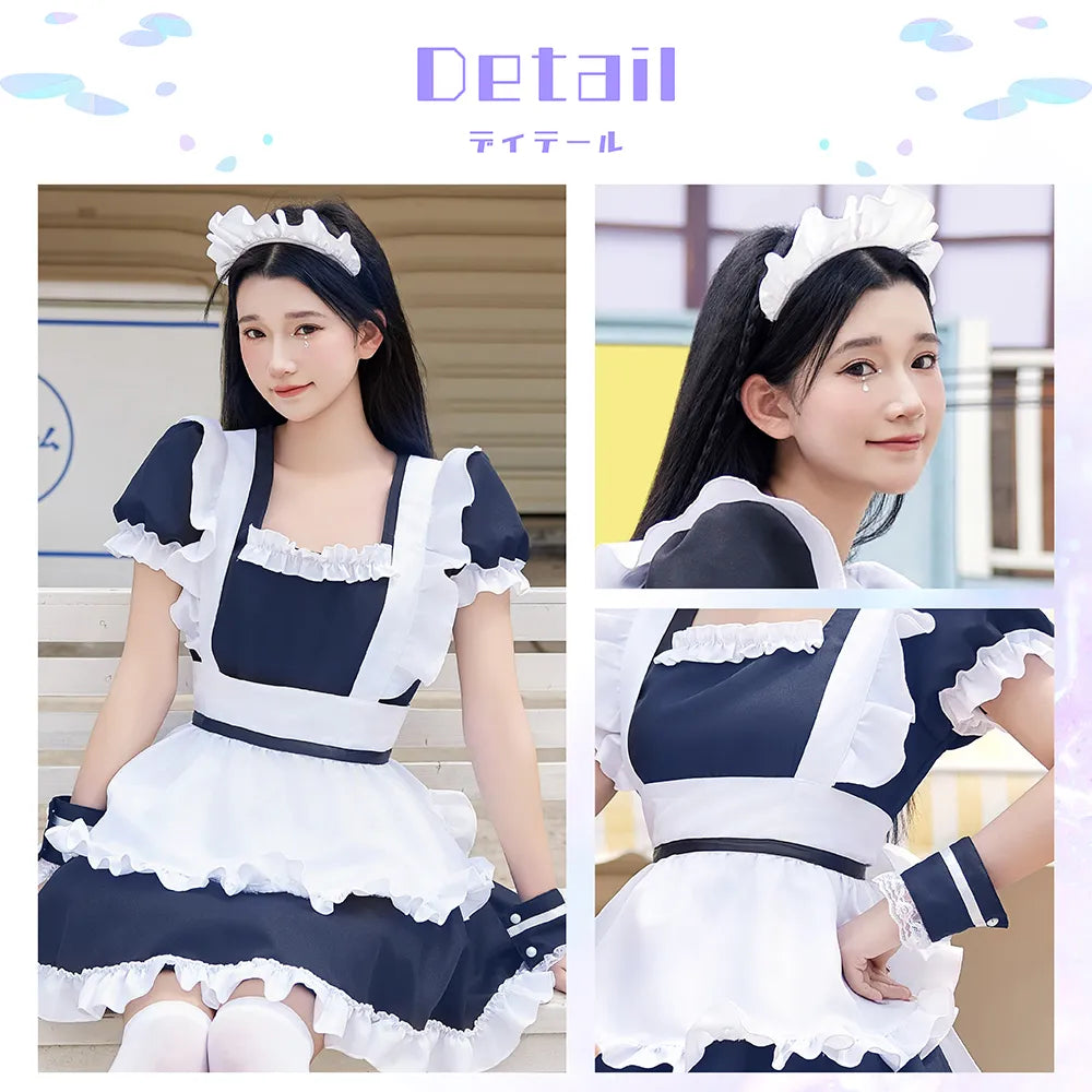 ラブリーエプロンメイド 4点セット