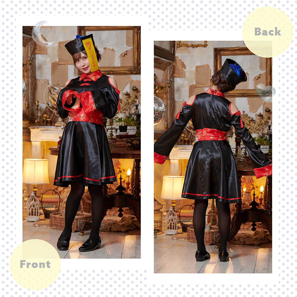 High-waisted, open-shouldered kyongsi