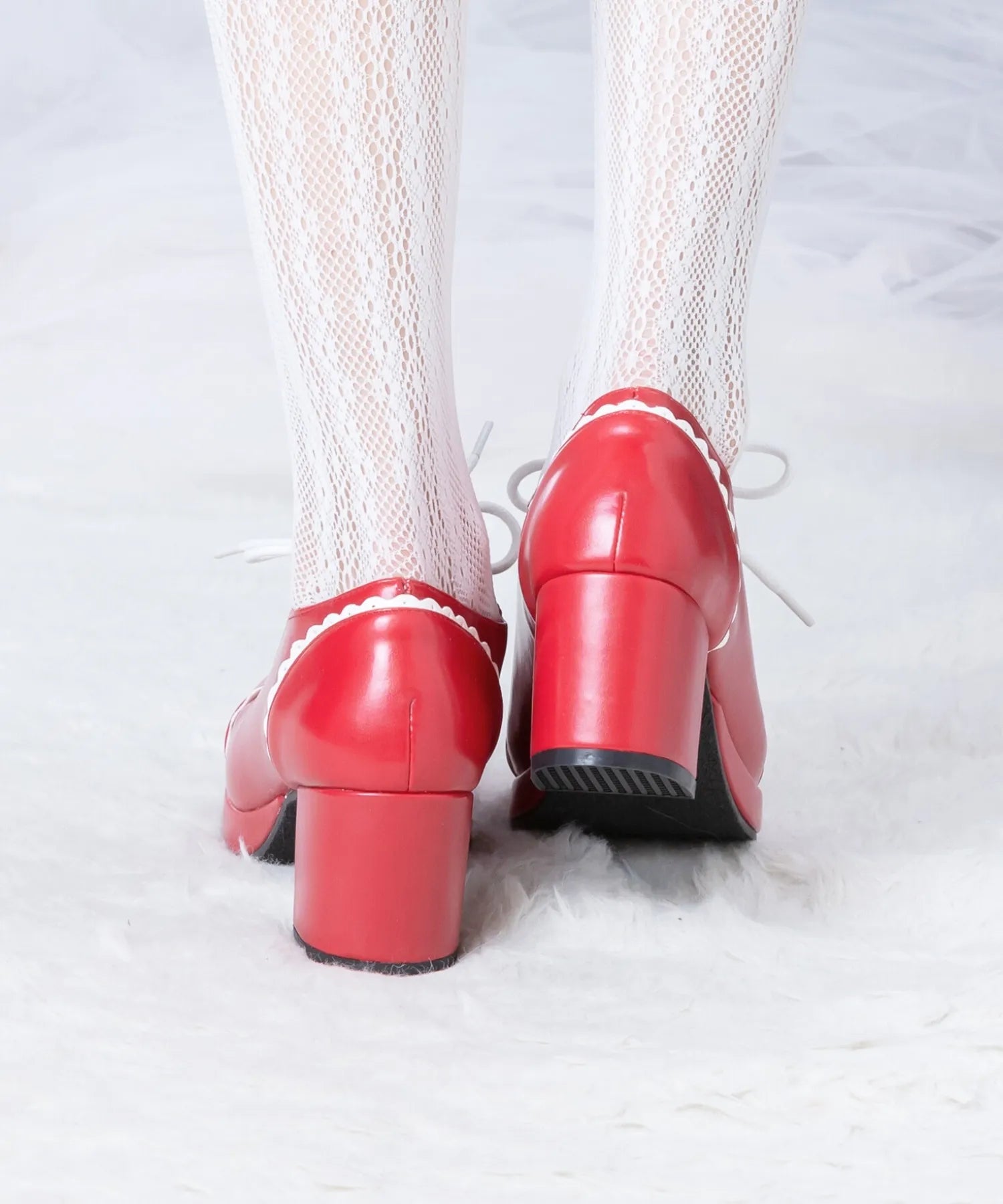 Braided scalloped shoes