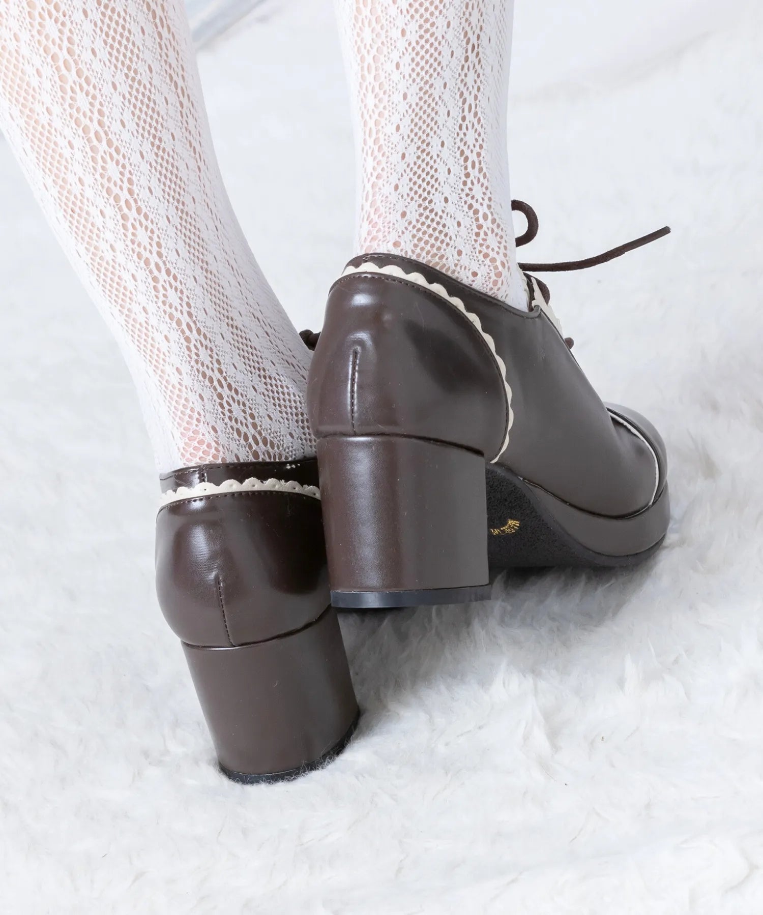 Braided scalloped shoes
