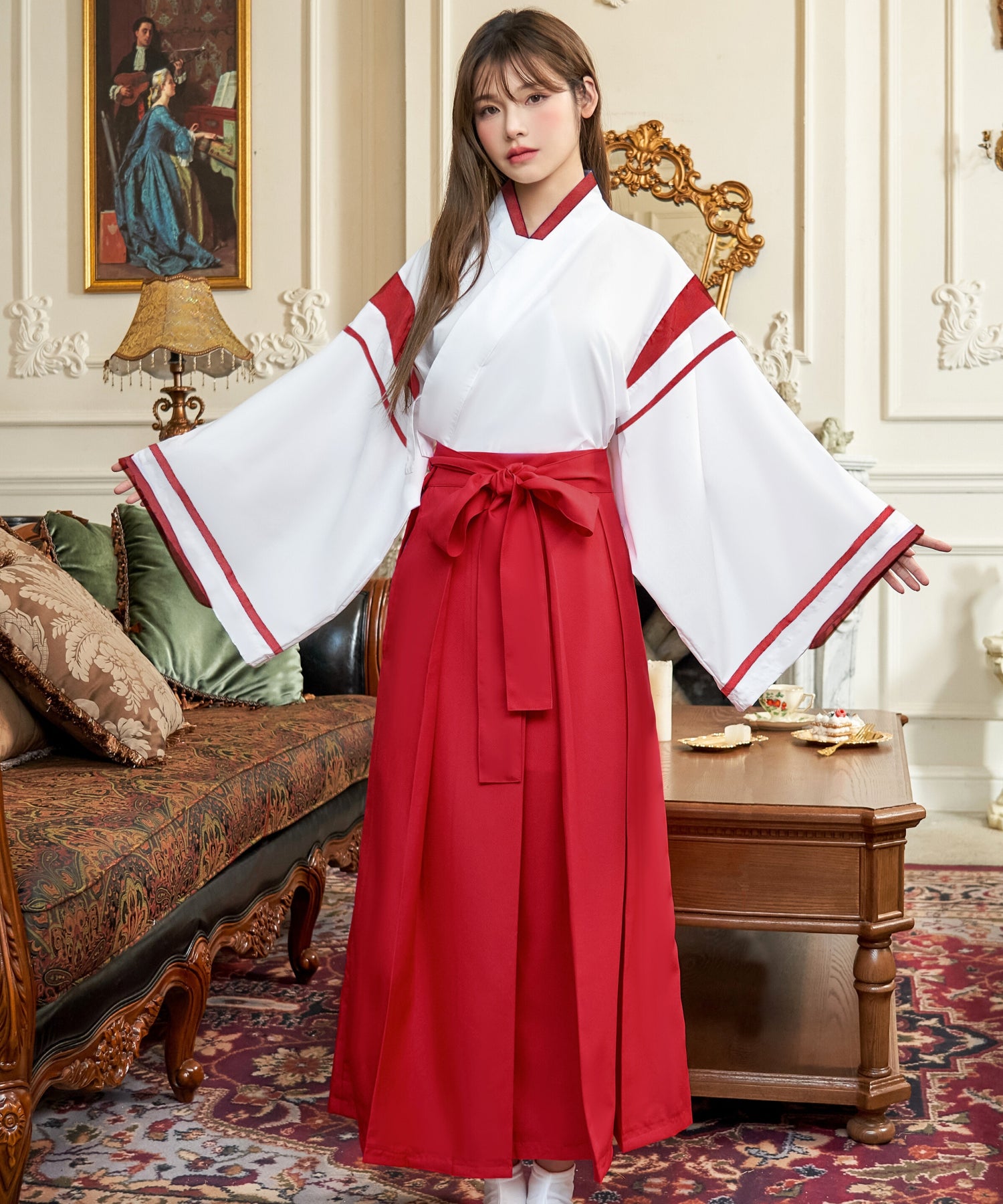 Elegant & Easy Miko Costume Long Length