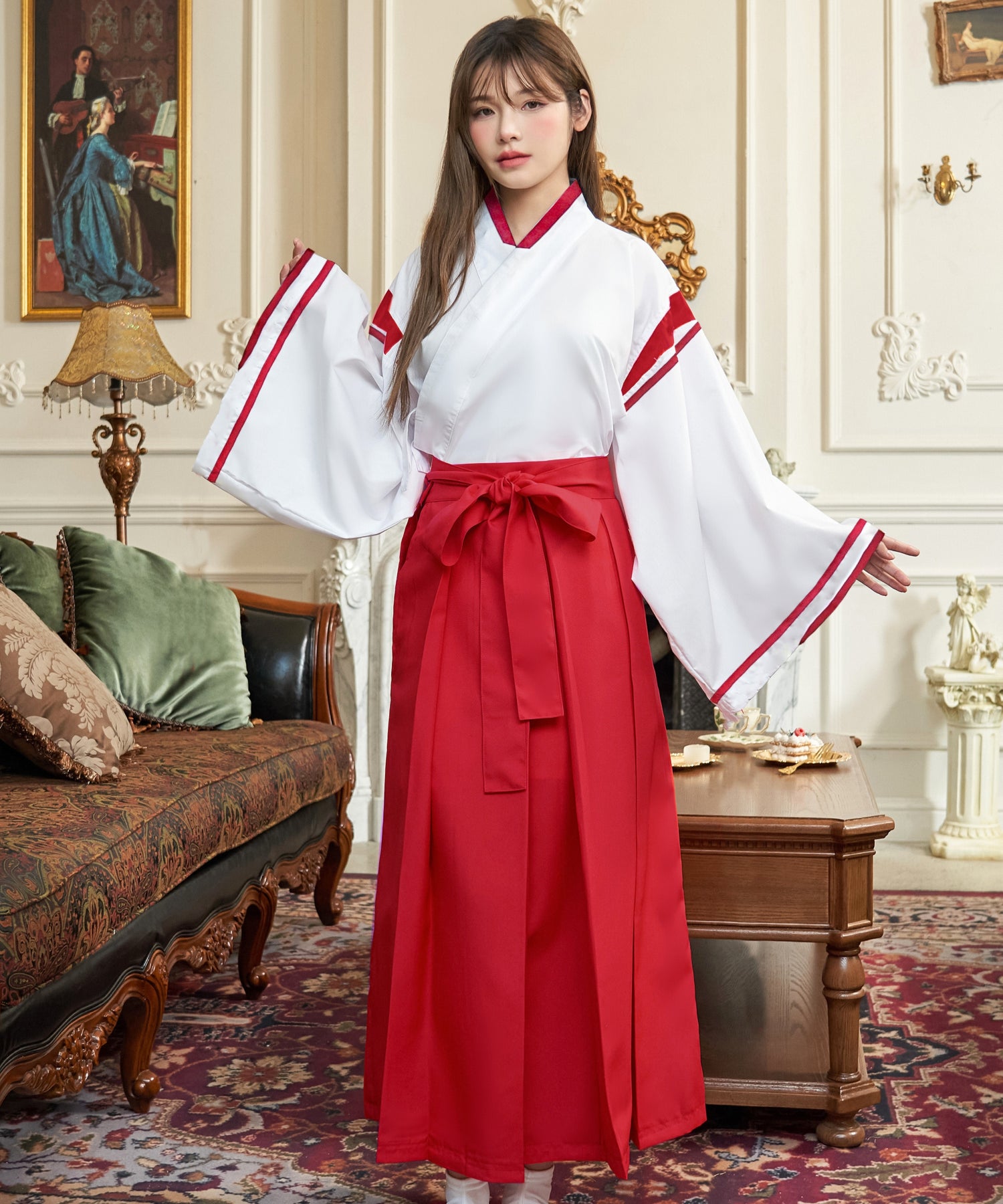 Elegant & Easy Miko Costume Long Length