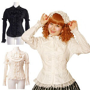 Lace blouse with jab