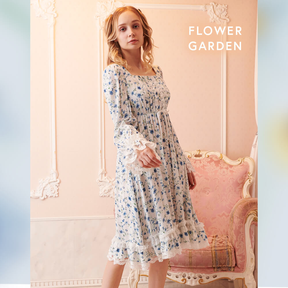 Flower field roomwear onepiece