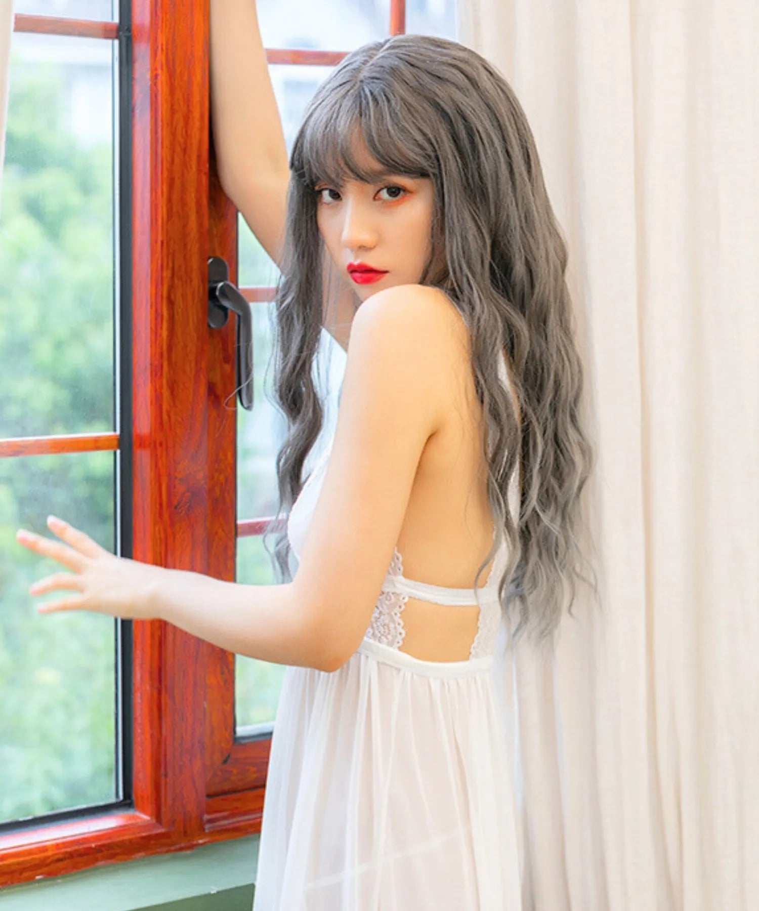姫系ホワイトベビードール