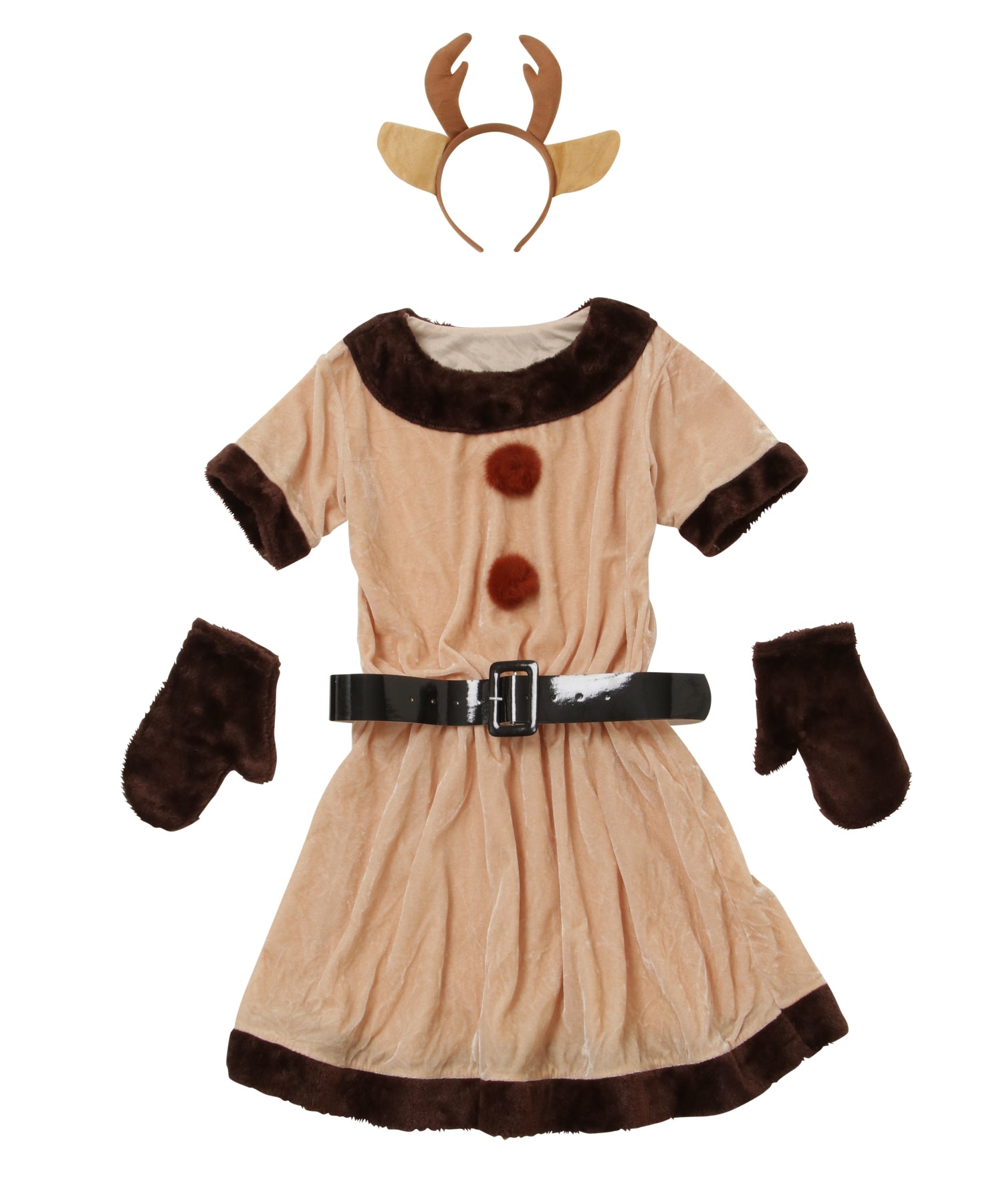 カチューシャトナカイワンピース