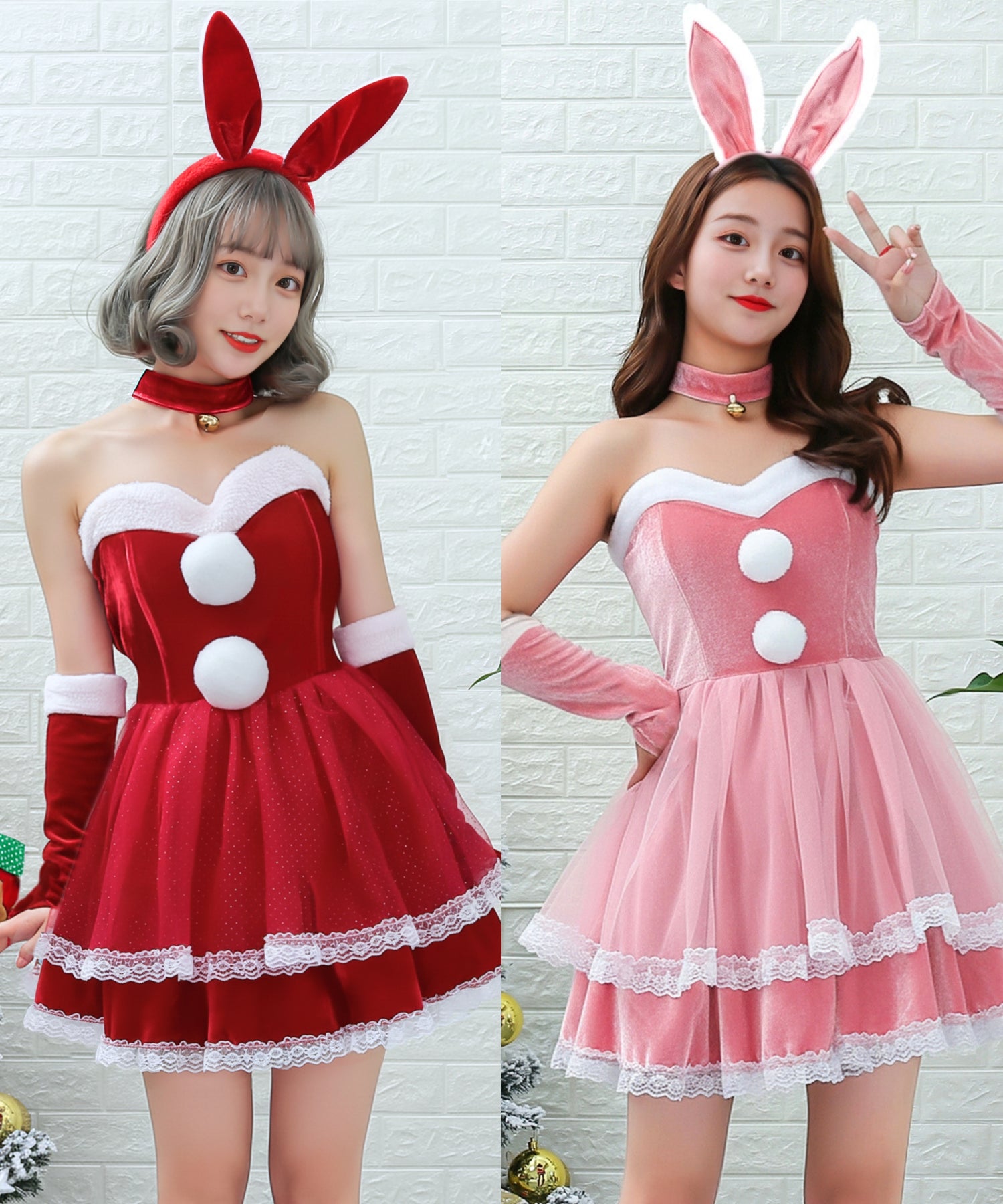 うさみみティアードフリルサンタ