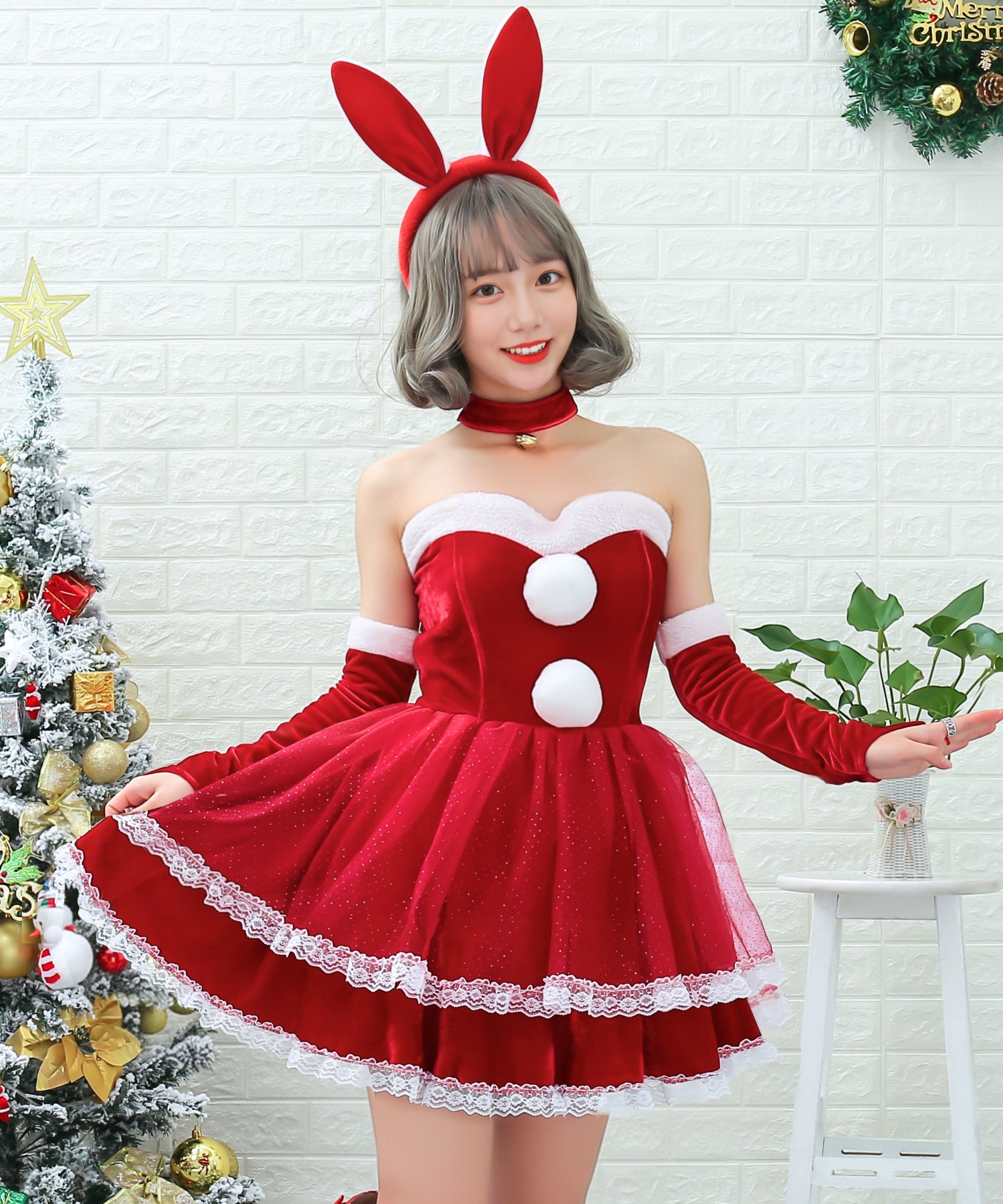 うさみみティアードフリルサンタ