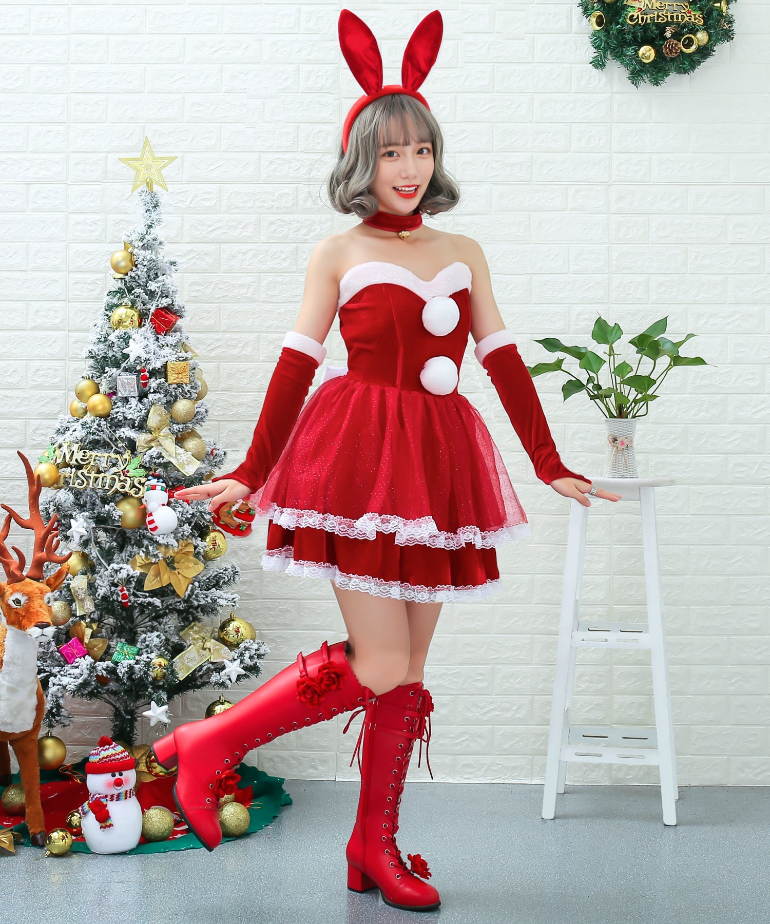 うさみみティアードフリルサンタ