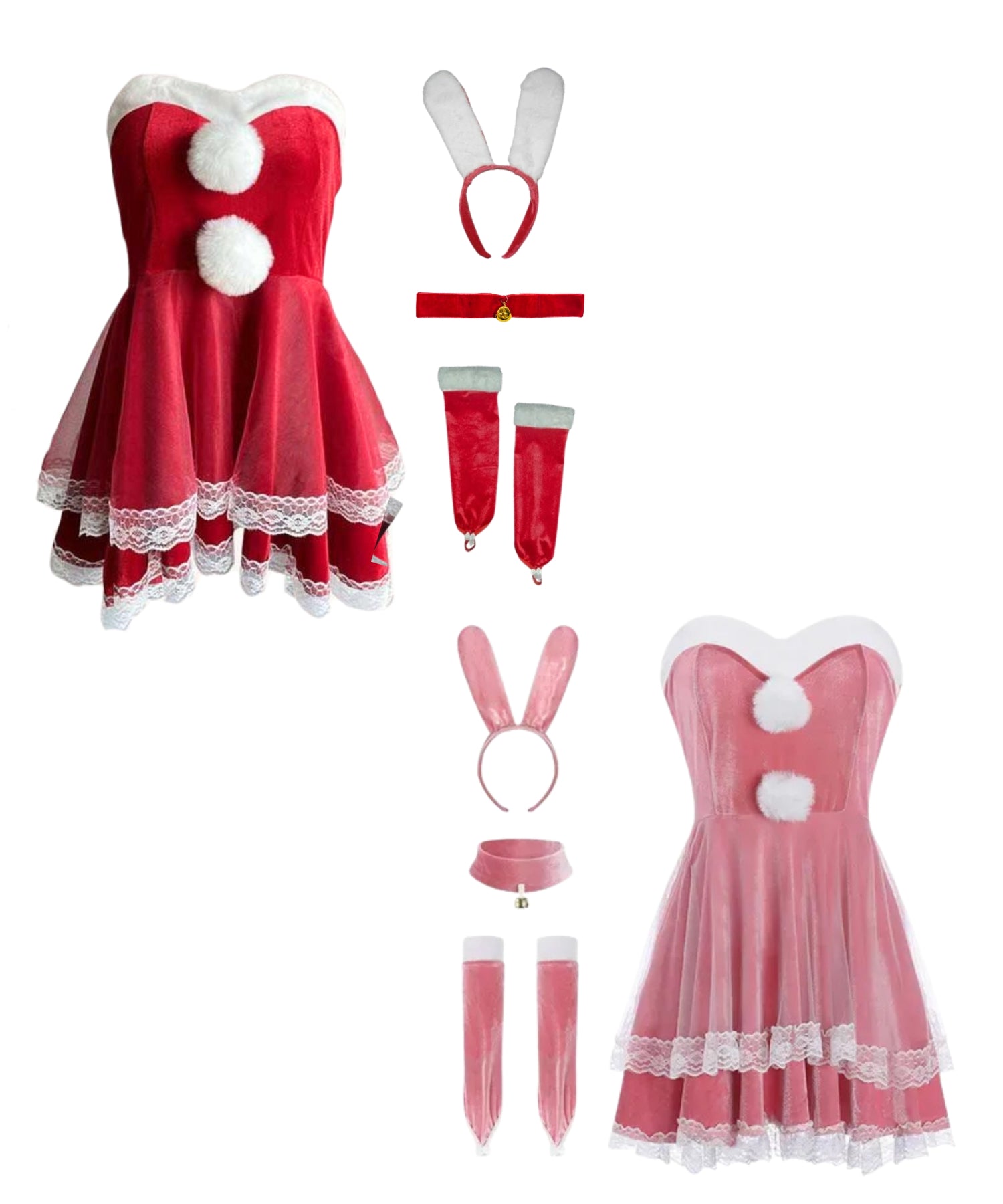 うさみみティアードフリルサンタ