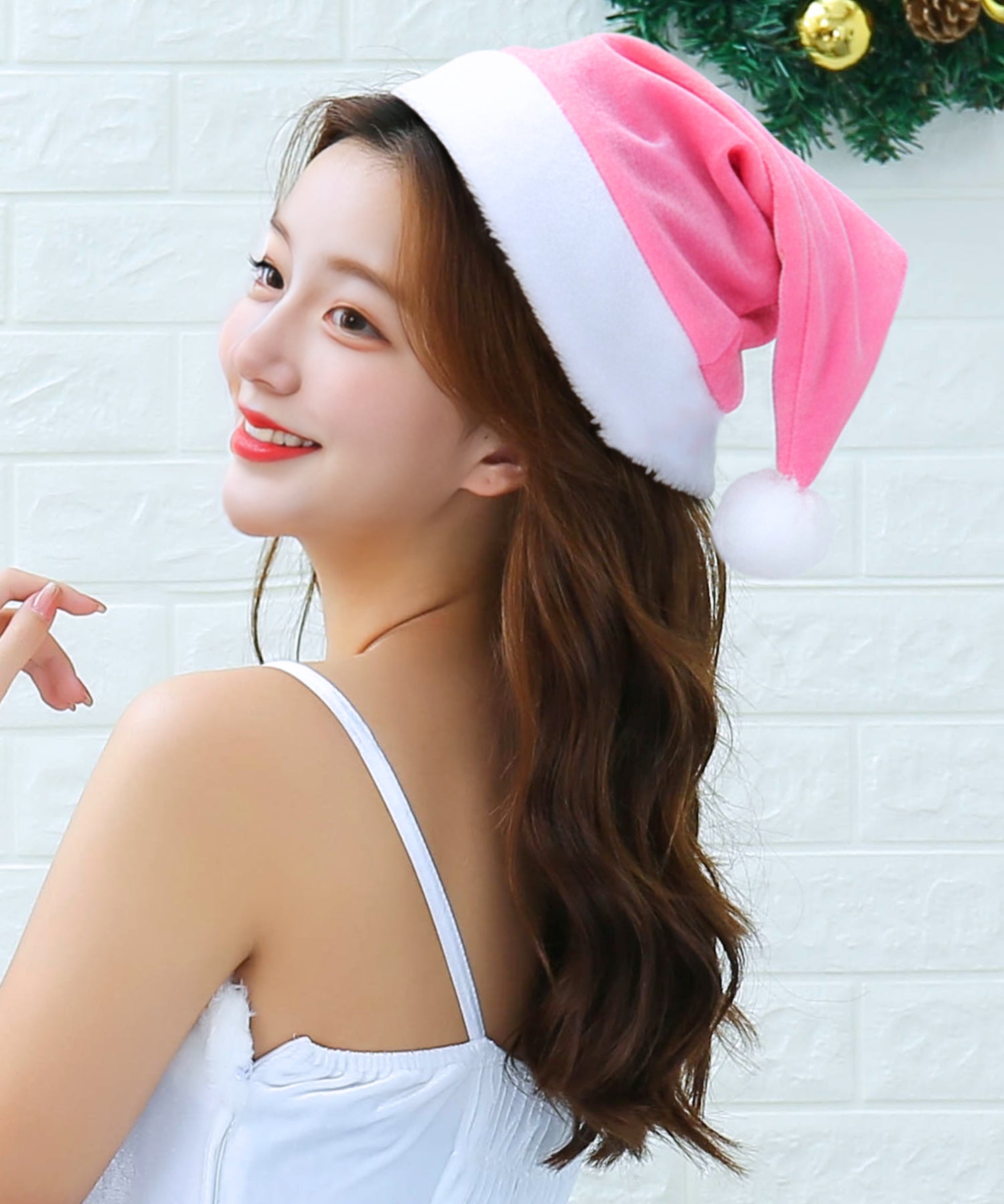 ベロアサンタ帽