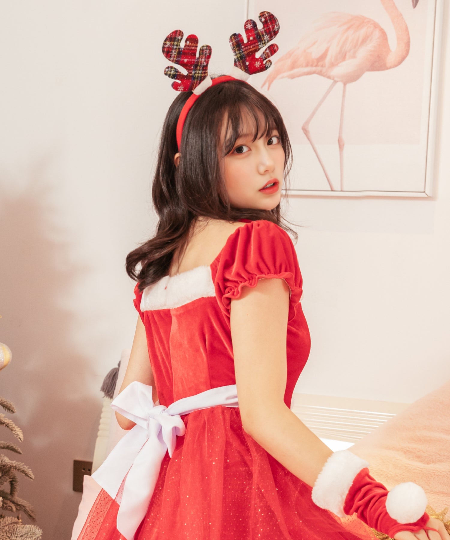 トナカイ角カチューシャ