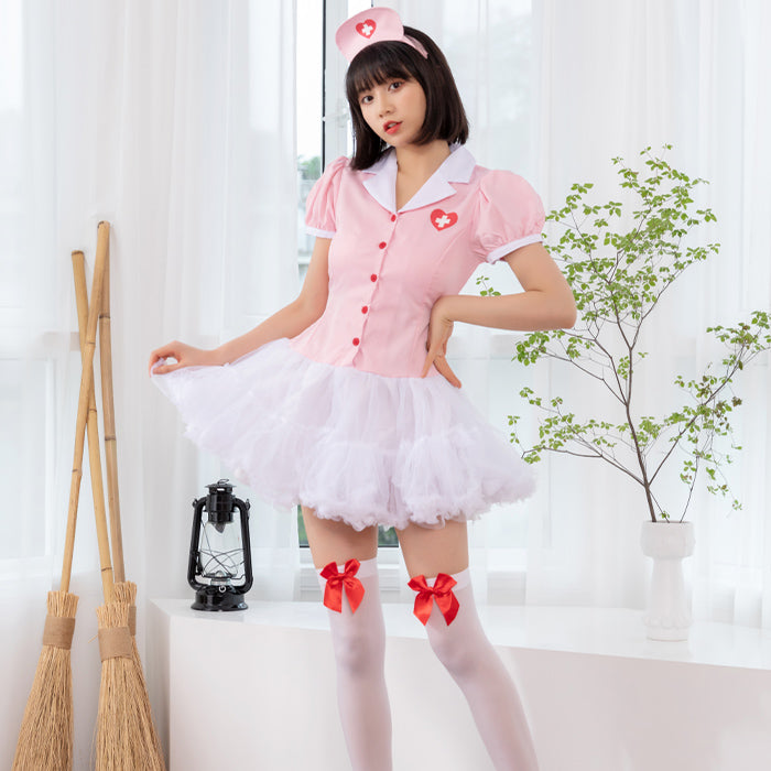 Mini Length Tutu Nurse Costume