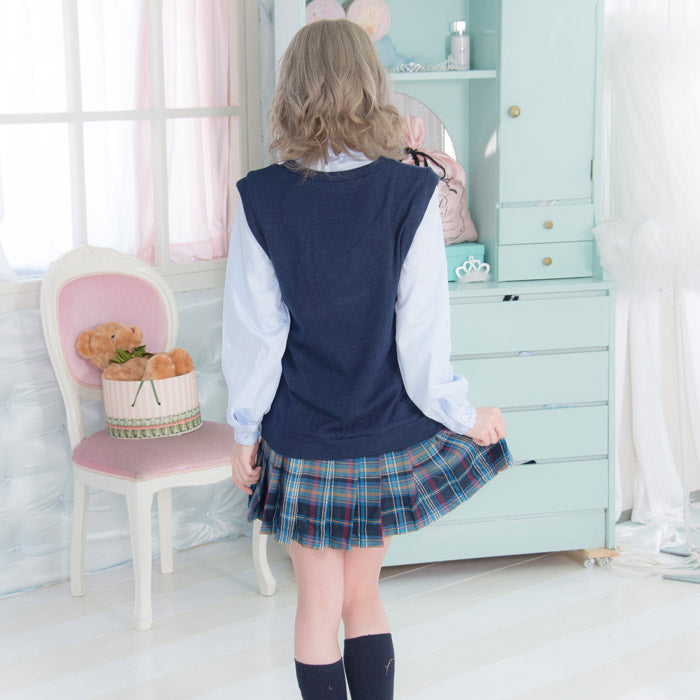 ブルー系JK制服4点セット