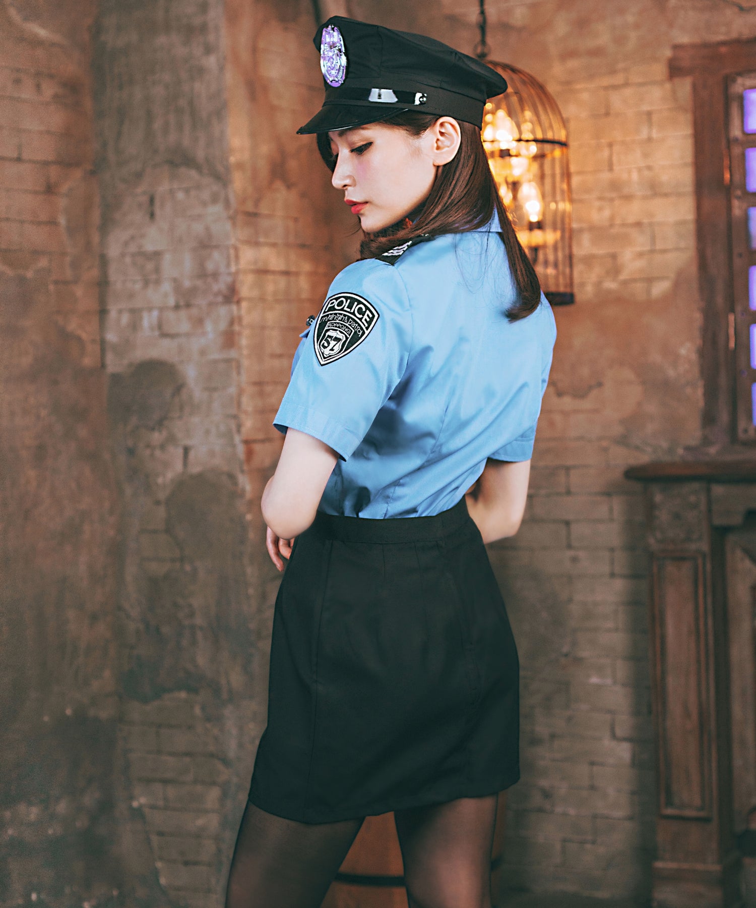 Dense saxophone shirt polys with handcuffs 5 -piece set