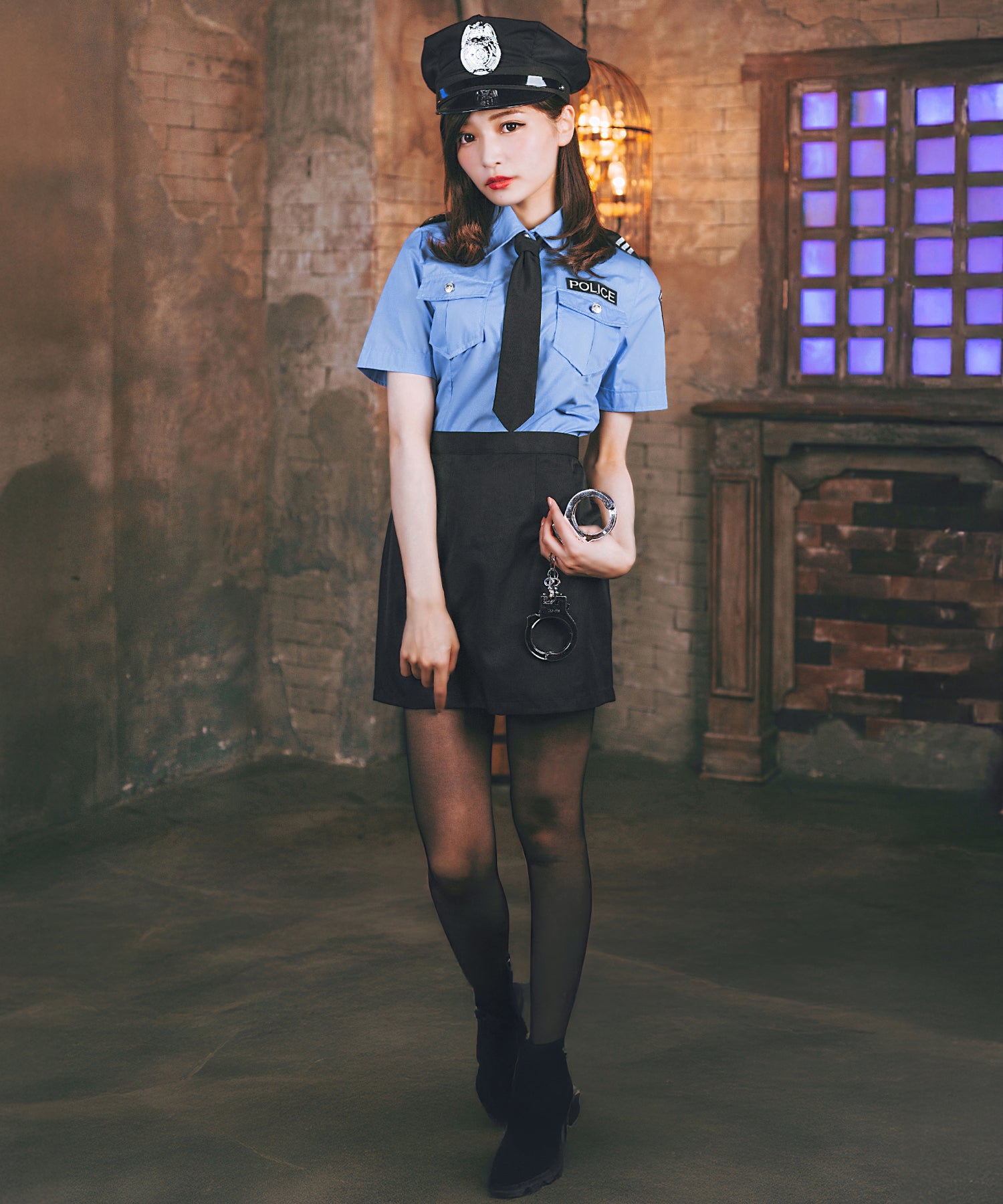 Dense saxophone shirt polys with handcuffs 5 -piece set