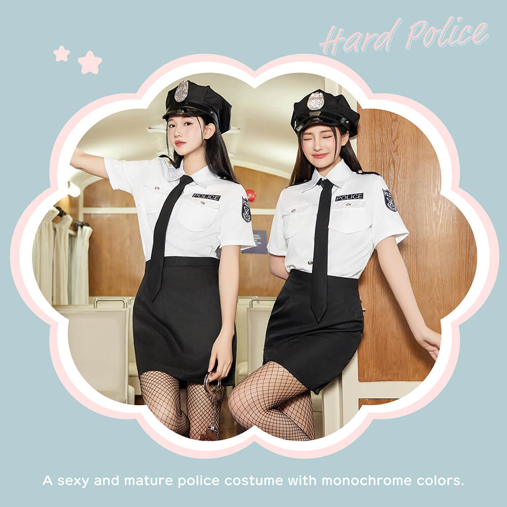 Monochrome Police 5-piece set