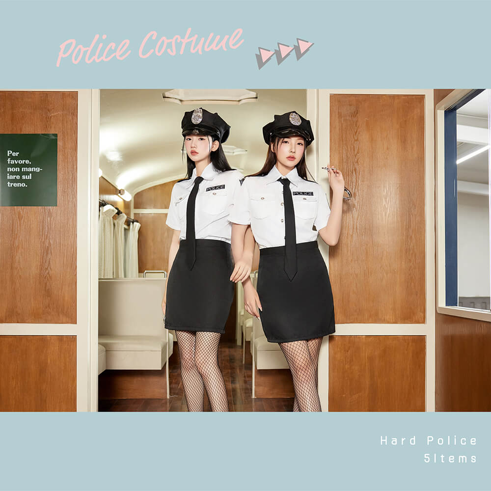 Monochrome Police 5-piece set