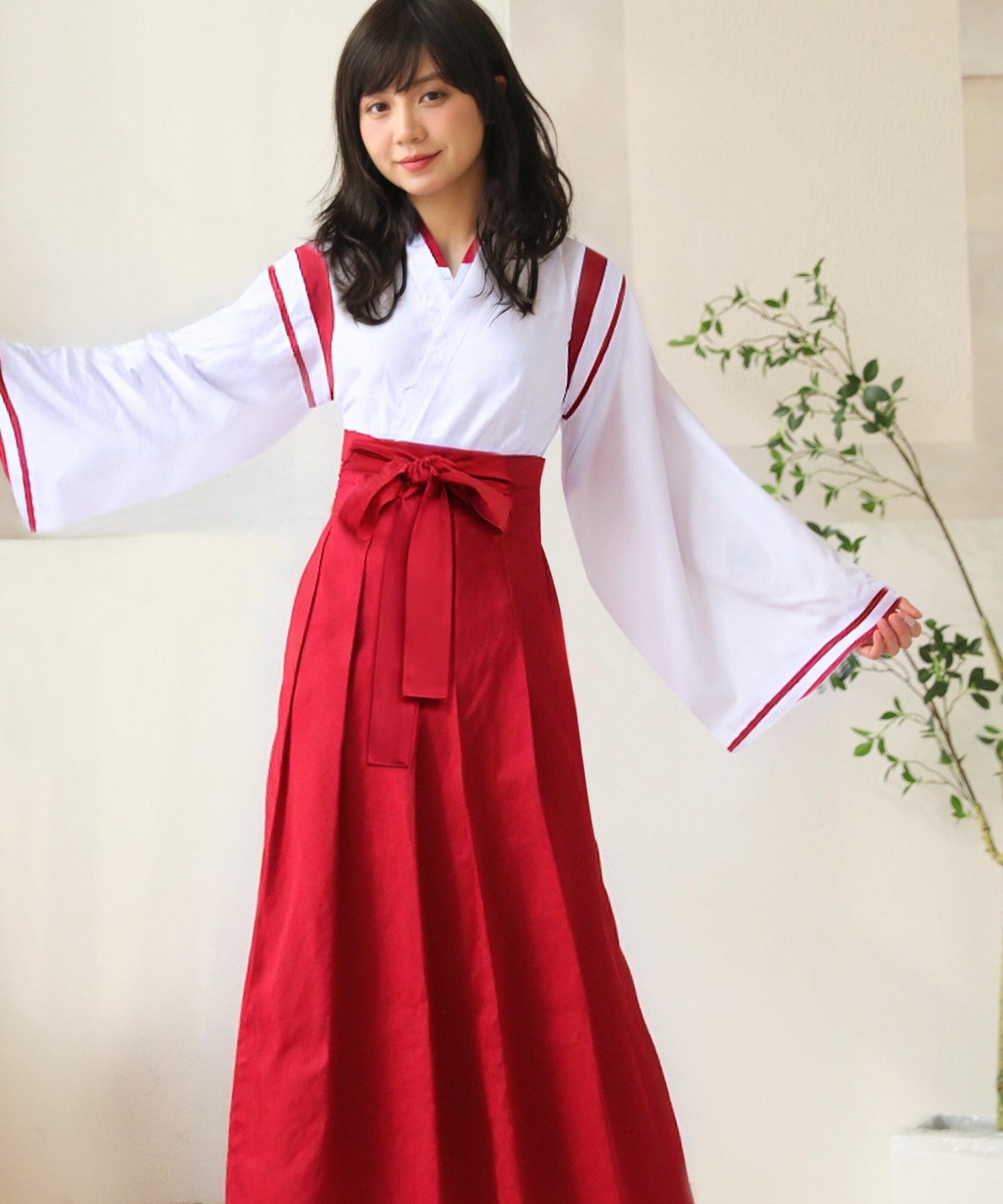 巫女コスチュームロング丈