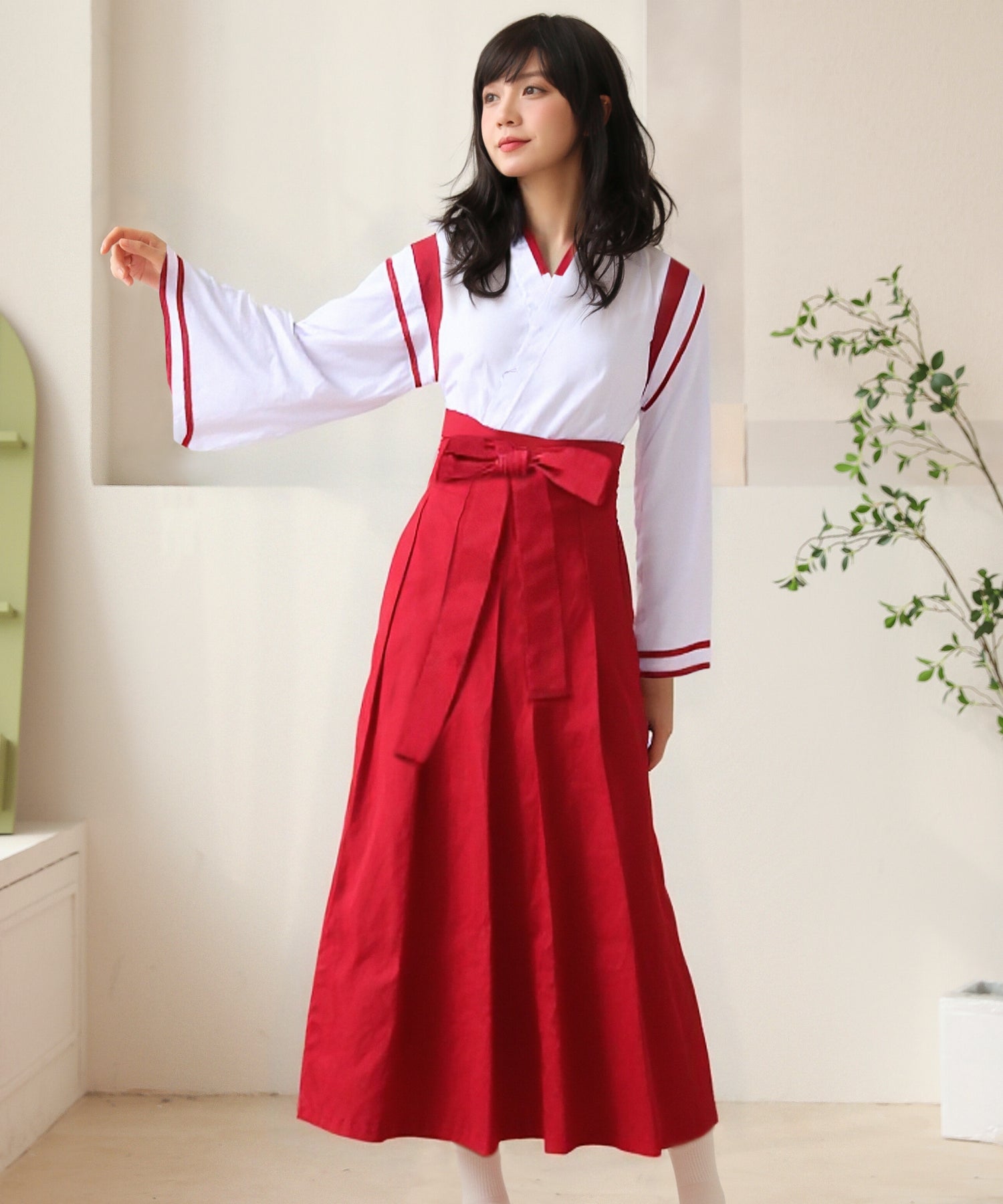 巫女コスチュームロング丈