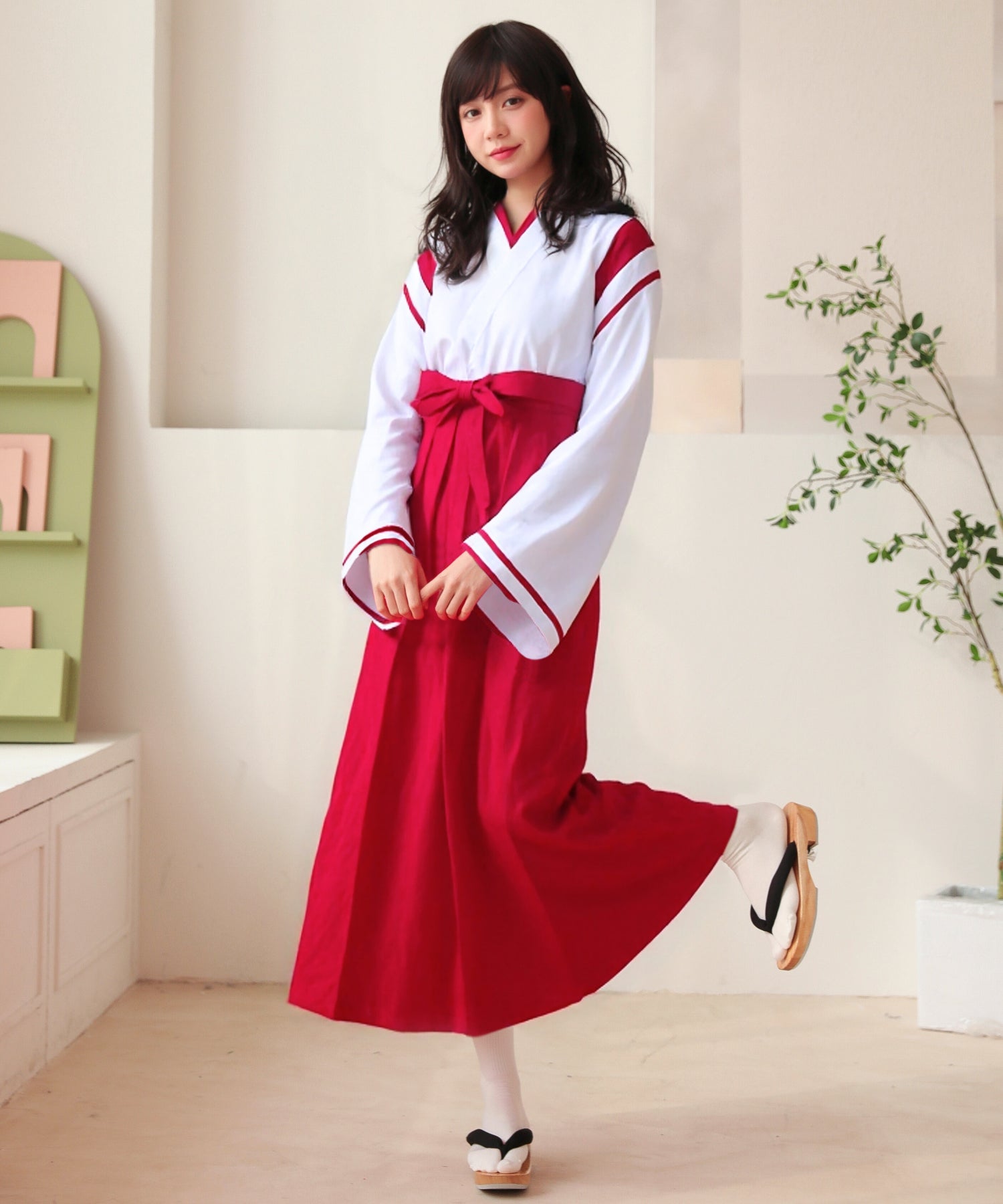 巫女コスチュームロング丈