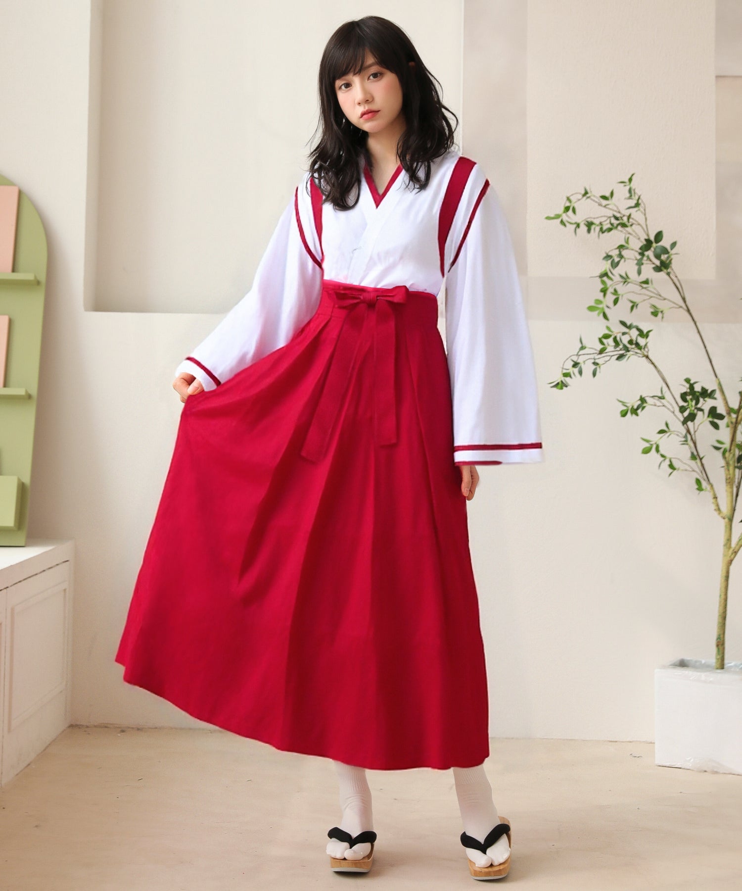 巫女コスチュームロング丈