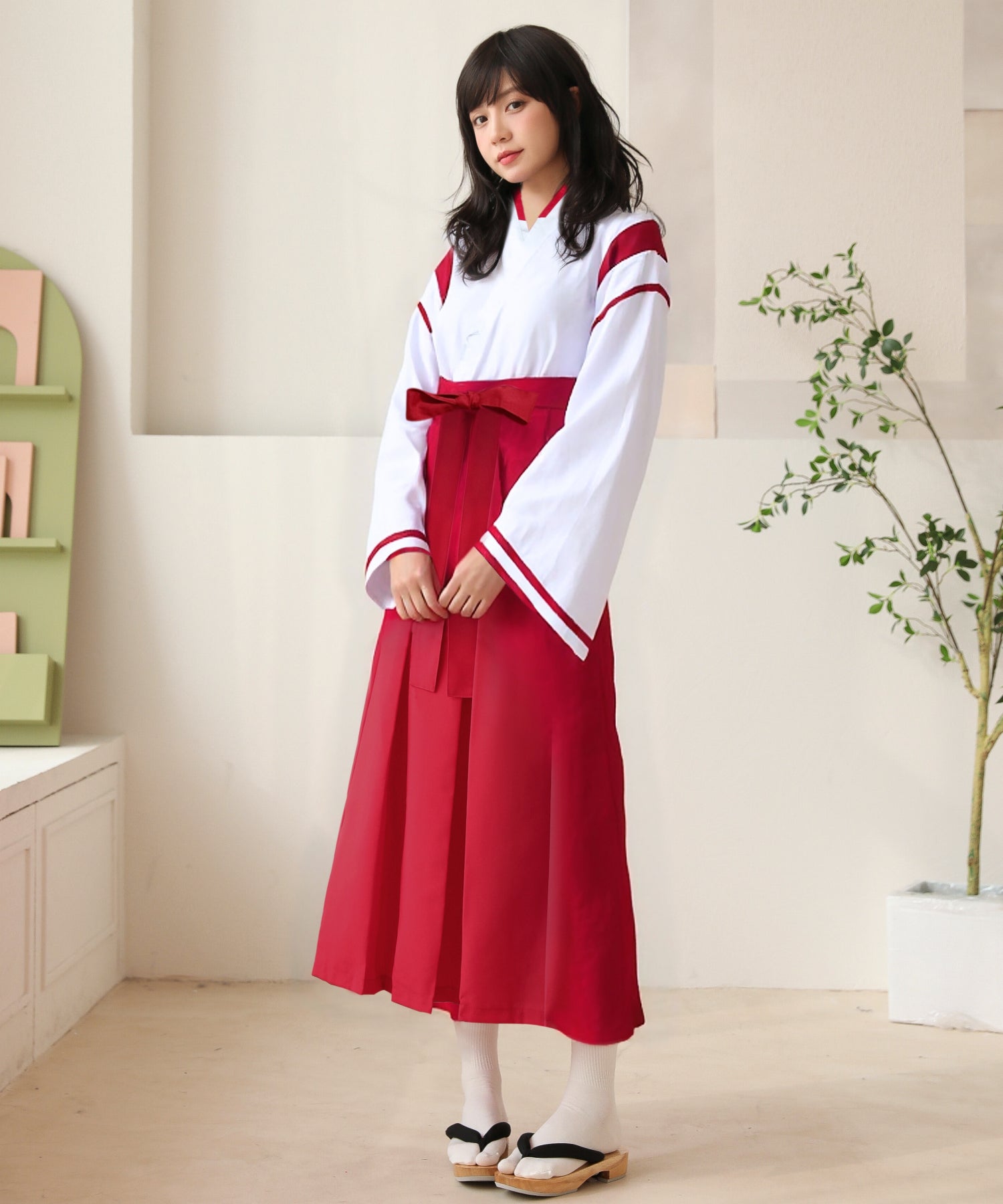巫女コスチュームロング丈
