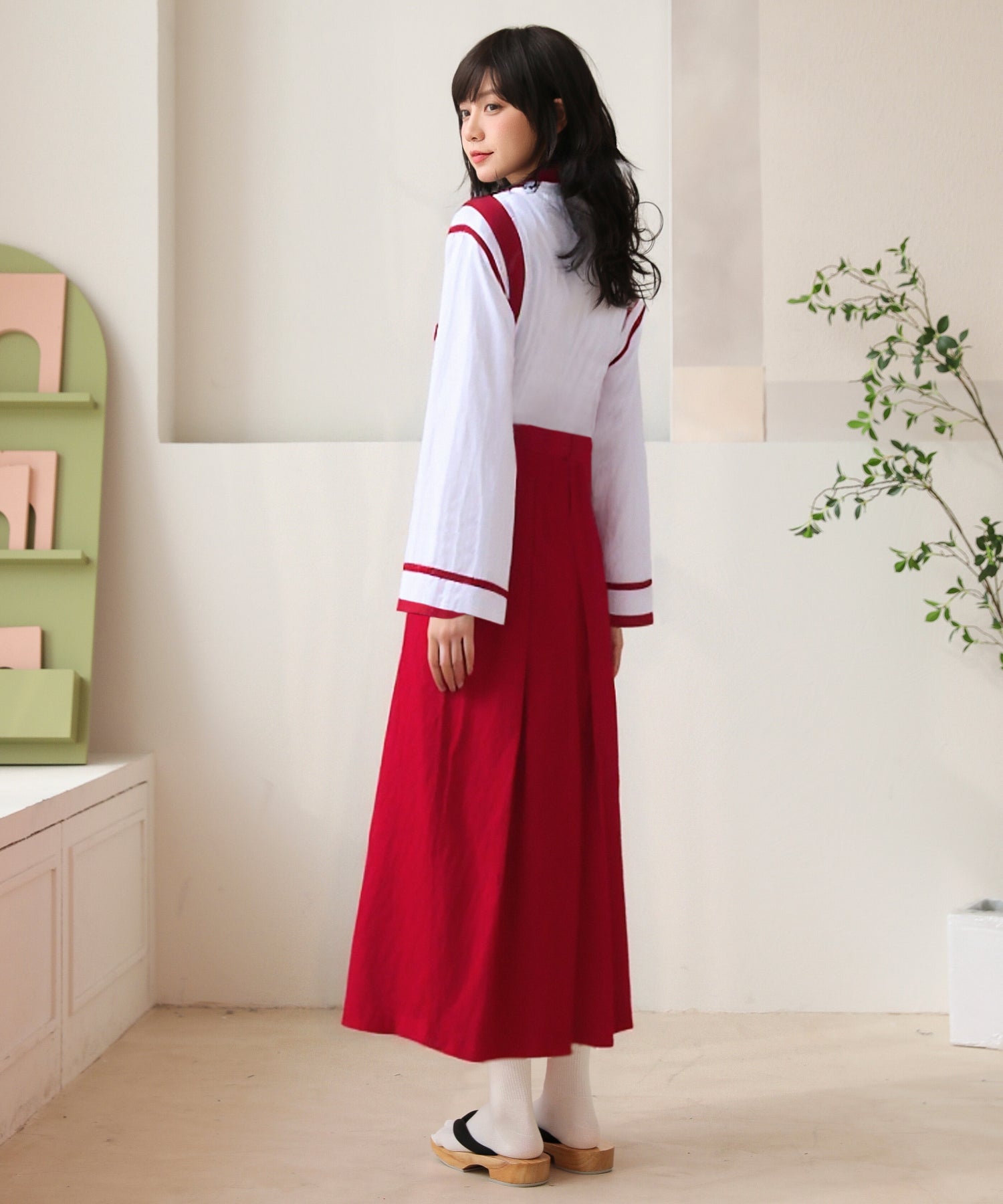 巫女コスチュームロング丈