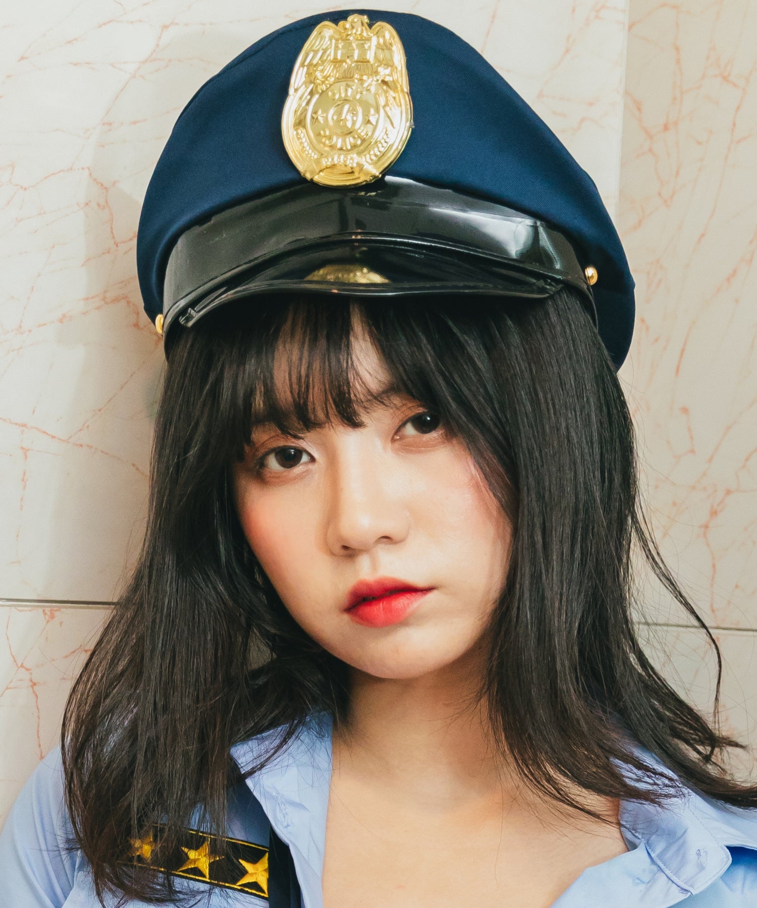 手錠付き定番サックスカラーポリス6点セット