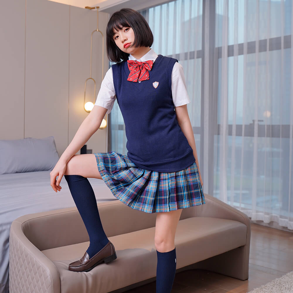 べストつき 半袖シャツ制服4点セット